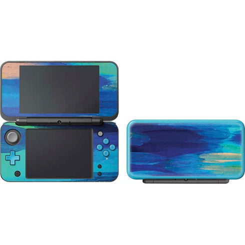 Etta Vee Ocean Blue Brush Stroke Nintendo 2DS XL (2017) Skin